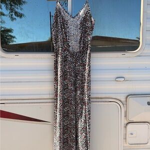 Leopard Print Maxi Dress